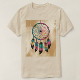 Mannen Dreamcatcher Sand T-shirt