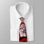 Mannen Dress Stropdas schedel Roos Gothic Chevron  (Gebonden)