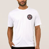 Mannen droog netje t-shirt. t-shirt (Voorkant)
