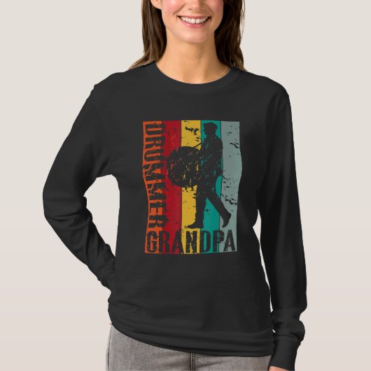 Mannen Drummer Opa Rock and Roll Opa Dru T-shirt (Voorkant)