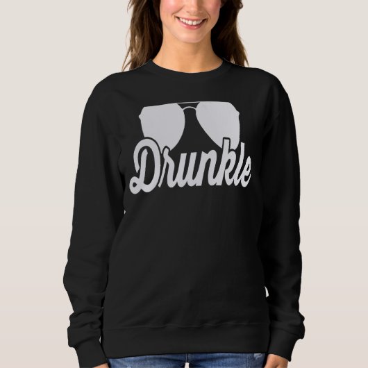 Mannen Drunkle Drink Uncle Definitie Mijn Uncle My Trui (Voorkant)