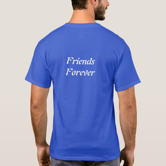 Mannen DTEA 1995 Reunion Friends Forever T-shirt (Achterkant)