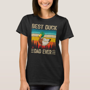 Mannen Duck Bird  Best Duck Dad Ever Father' T-shirt