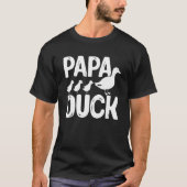 Mannen Duck Ducks Papa Duck T-shirt (Voorkant)