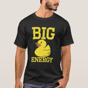 Mannen Duck Funny Macho Duck Mannen Big Duck Energ T-shirt