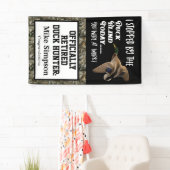 Mannen Duck Hunting Retirement Party Camo Mallard Spandoek (Insitu)