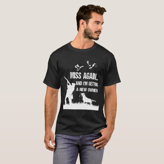 Mannen duck Hunting T-shirt (Voorkant volledig)