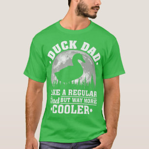 Mannen Duck papa als een gewone vader.. een grappi T-shirt