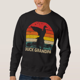 Mannen Duck  Retro Duck Grandpa Vader's Da Trui