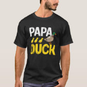 Mannen Ducks Funny Duck Lover Papa Duck T-shirt (Voorkant)