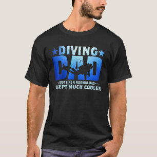 Mannen Duikende Vader Duik Scuba Duiker Grappige T-shirt