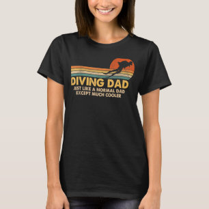 Mannen duikvader voor vader Funny Scuba die vader T-shirt