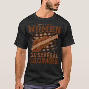Mannen Dulcimer Mannen Dulcimer Lovers Guitar Funn T-shirt