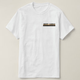 Mannen Dusty Zadel Tshirt met logo