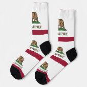 Mannen duurzame bemanningssokken met de vlag van C Sokken (Links)