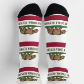 Mannen duurzame bemanningssokken met de vlag van C Sokken (Top)