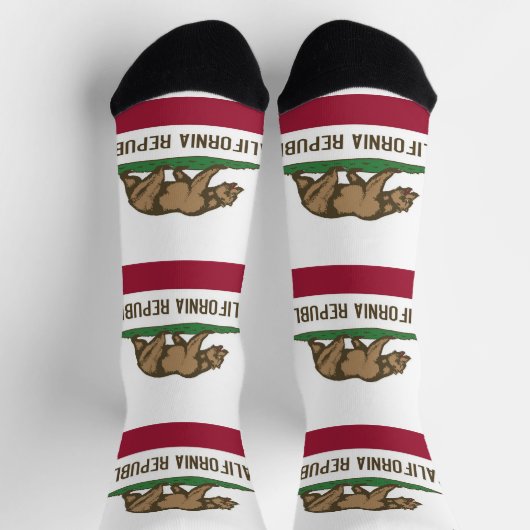 Mannen duurzame bemanningssokken met de vlag van C Sokken (Top)