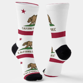 Mannen duurzame bemanningssokken met de vlag van C Sokken