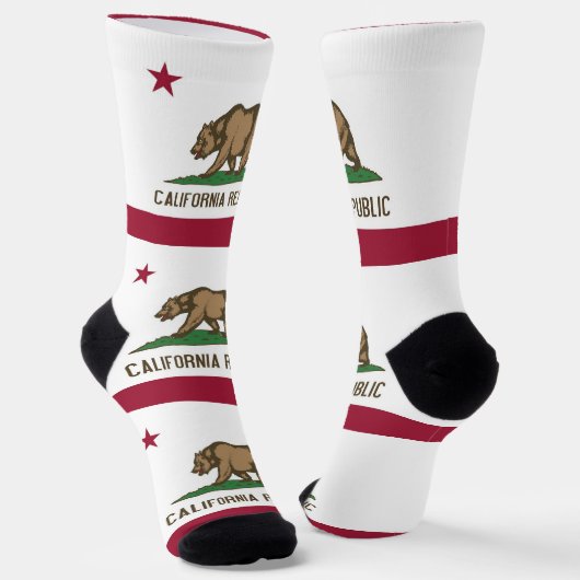 Mannen duurzame bemanningssokken met de vlag van C Sokken (Gebogen)