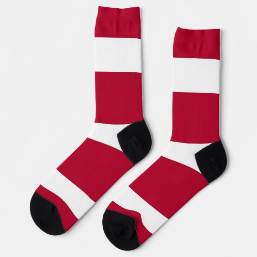 Mannen duurzame bemanningssokken met Georgische vl Sokken (Links)