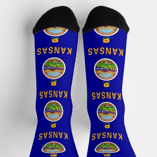 Mannen duurzame bemanningssokken met vlag van Kans Sokken (Top)