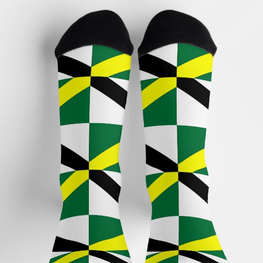 Mannen duurzame bemanningssokken met vlag van Mont Sokken (Top)