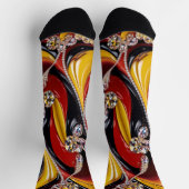 Mannen duurzame sokken met Belgian Colours (Top)