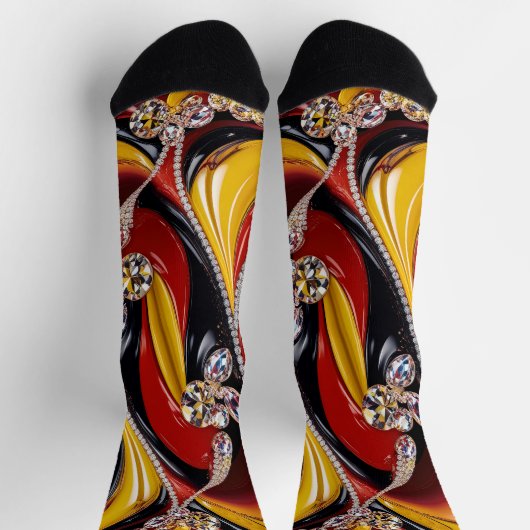 Mannen duurzame sokken met Belgian Colours (Top)