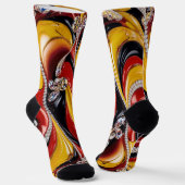 Mannen duurzame sokken met Belgian Colours (Gebogen)