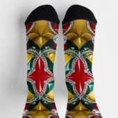 Mannen duurzame sokken met Los Angeles Colours (Top)