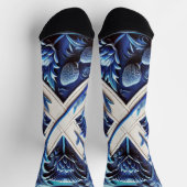 Mannen duurzame sokken met Schotse distels (Top)