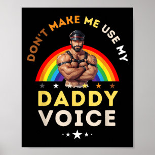 Mannen dwingen me niet om mijn papa-stem te gebrui poster