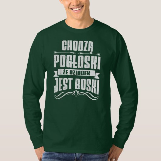 Mannen Dziadzie Dziadziadziu Dziadzio Polen T-shirt (Voorkant)
