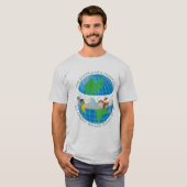 Mannen Earth is geen vuilnisbak T-shirt (Voorkant volledig)