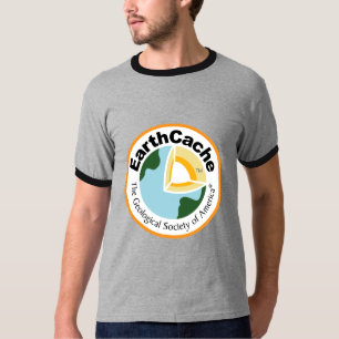 Mannen EarthCache Ringer T-Shirt