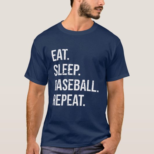 Mannen Eat Sleep Do Gens herhalen Gaming Lover T-shirt (Voorkant)