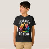 Mannen Echt Yoga 1 T-shirt (Voorkant volledig)