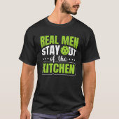 Mannen echte Mannen blijven uit de keuken-Pickleba T-shirt (Voorkant)