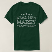 Mannen Echte Mannen Marry Advocators T-shirt (Design voorkant)