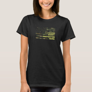 Mannen Echtgenoot Dada Beschermer Held Outfit Vade T-shirt