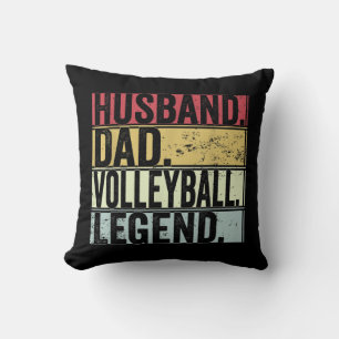 Mannen  echtgenoot pa Volleyball Legend Fun Fat Kussen