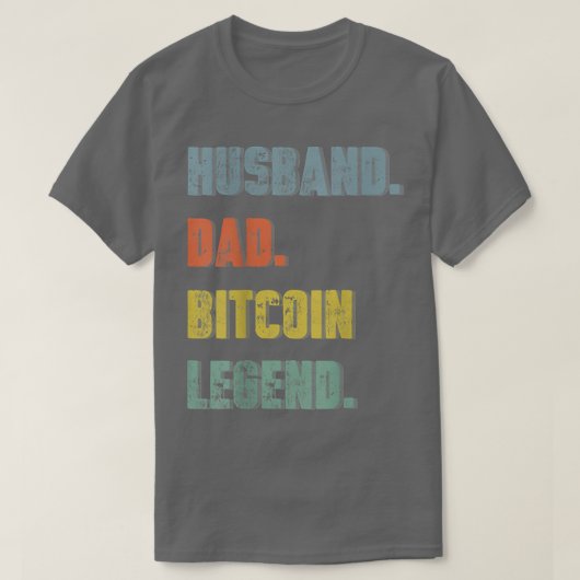 Mannen echtgenoot Pap Bitmunt Legend Vader D T-shirt (Design voorkant)