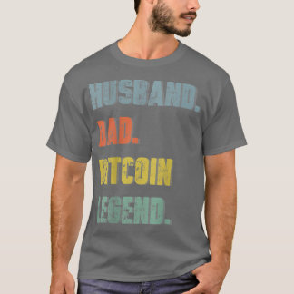 Mannen echtgenoot Pap Bitmunt Legend Vader D T-shirt