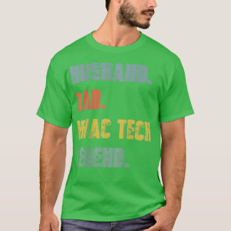 Mannen echtgenoot pap Hvac Tech Legend vader T-shirt