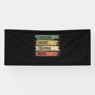 Mannen echtgenoot papa Fireman Hero Firefighter Spandoek