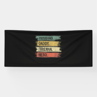 Mannen echtgenoot papa Fireman Hero Firefighter Spandoek