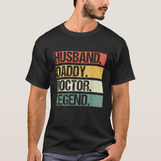 Mannen  echtgenoot papa Hero Family Fath T-shirt