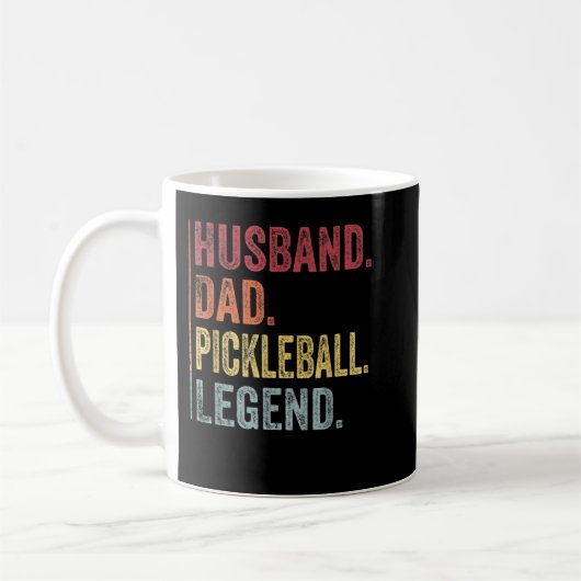 Mannen echtgenoot Papa Pickleball Legend Gift Fo Koffiemok (Links)