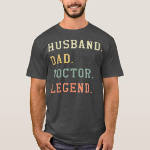 Mannen echtgenoot vader Doctor Legend Retro Arts M T-shirt