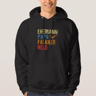Mannen echtgenoot vader Falconry Falconry Huntin Hoodie